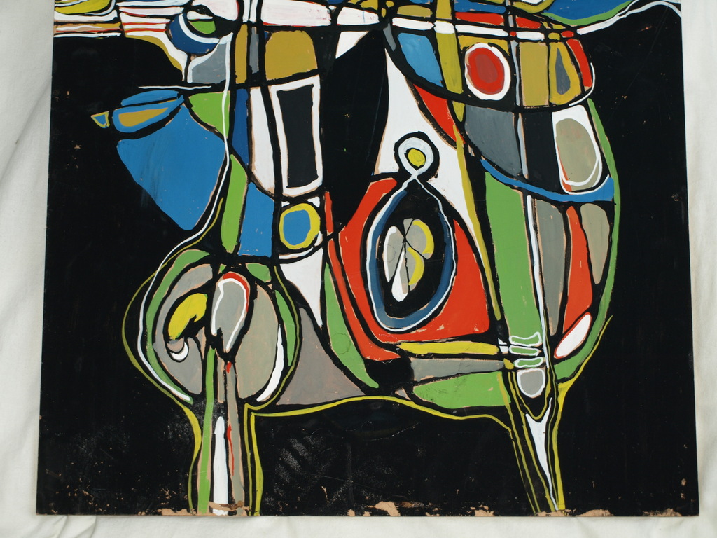 Onbekende kunstenaar : Gouache – ‘Michelinmannetje’ – ca 1970  kopen? Bied vanaf 1!
