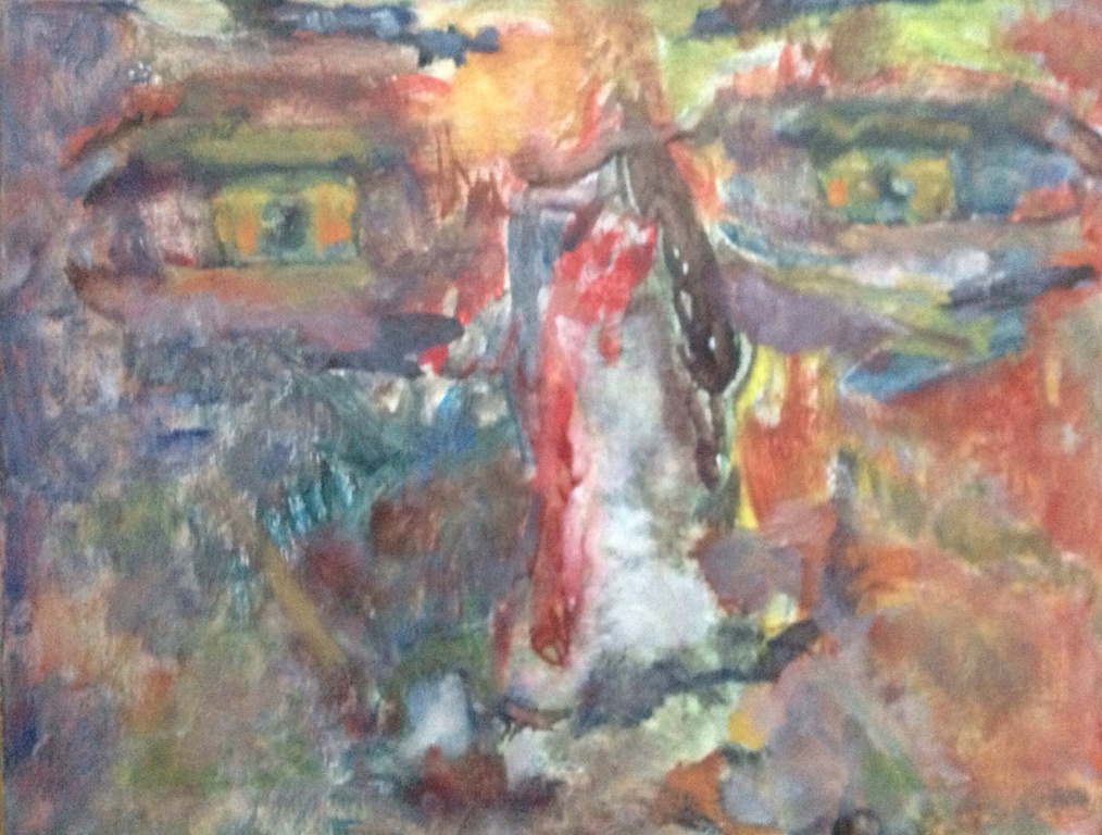 Theo van der Poel (1951): olieverf op doek, gezicht kopen? Bied vanaf 20!