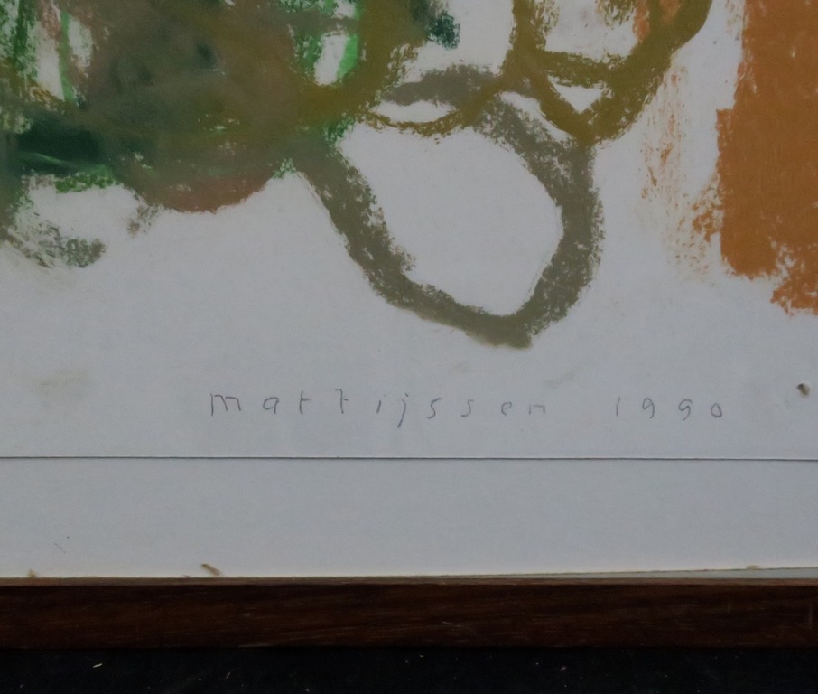 Erik Mattijssen: Tekening op papier, Bronnen IV - Ingelijst kopen? Bied vanaf 70!