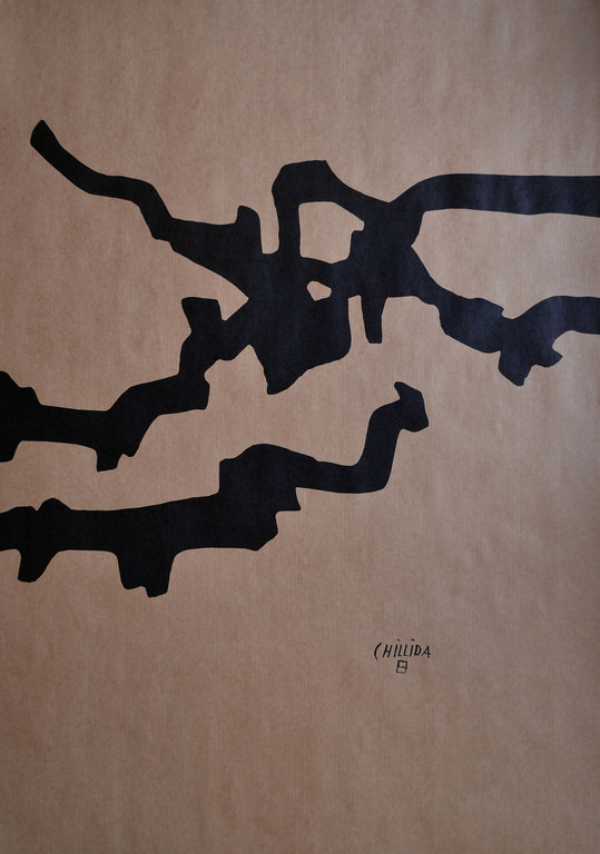 E. Chillida -Marmol y plomo - litho - 1974 + tentoonstellingsaffiche Lelong 1990 kopen? Bied vanaf 100!