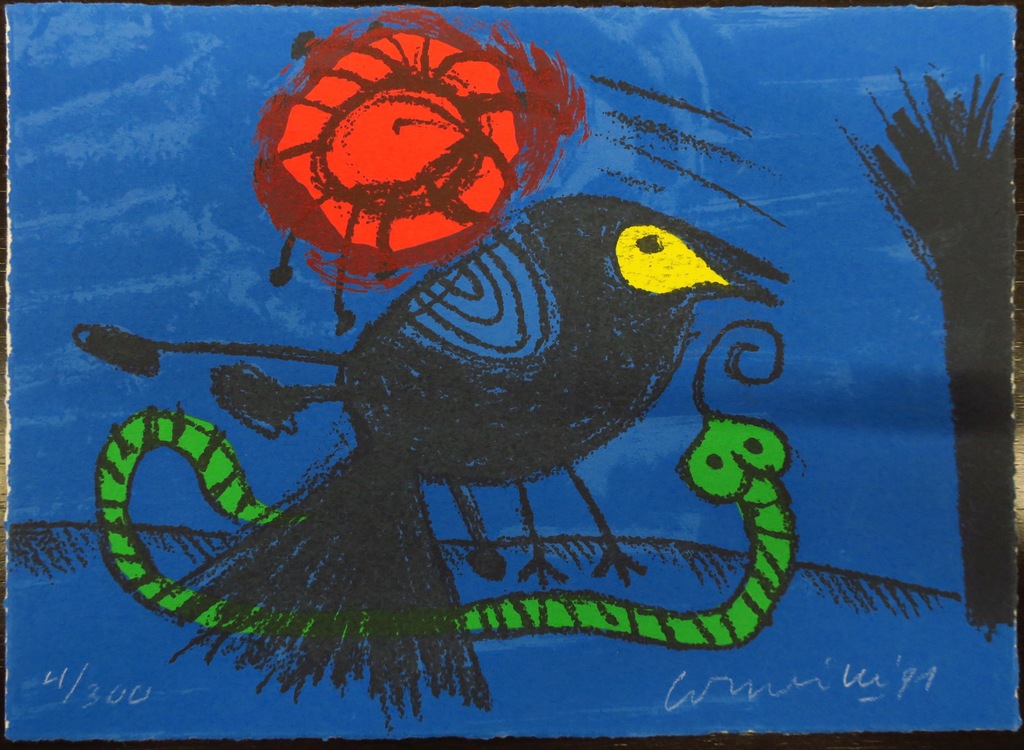 Corneille: Zeefdruk, Zonder titel verkocht voor € 110!