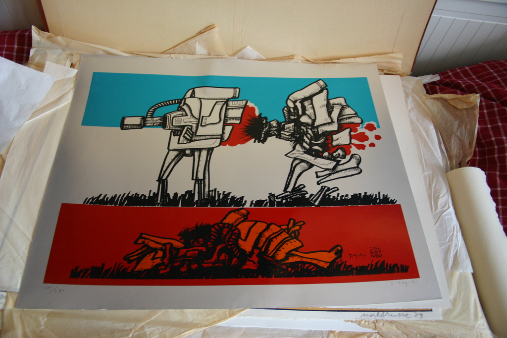 Shinkichi Tajiri, zeefdruk ‘Mayday’ verkocht voor € 65!