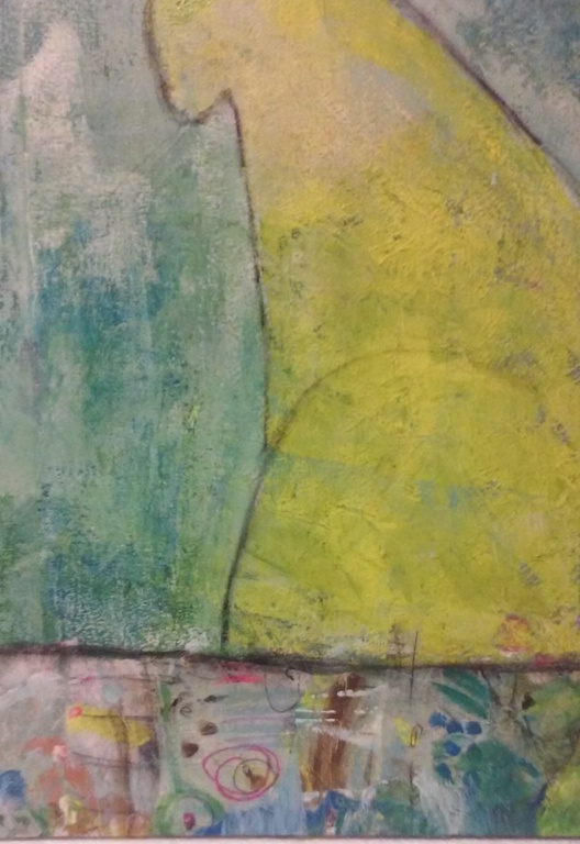  Gele poes acryl op doek  kopen? Bied vanaf 55!