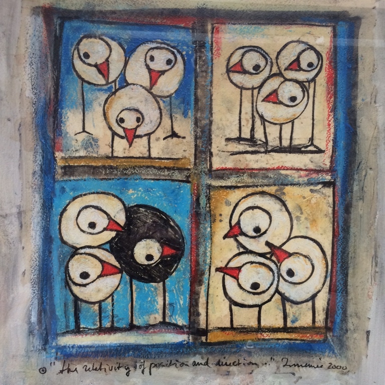 Hans innemee, origineel op papier met lijst kopen? Bied vanaf 400!