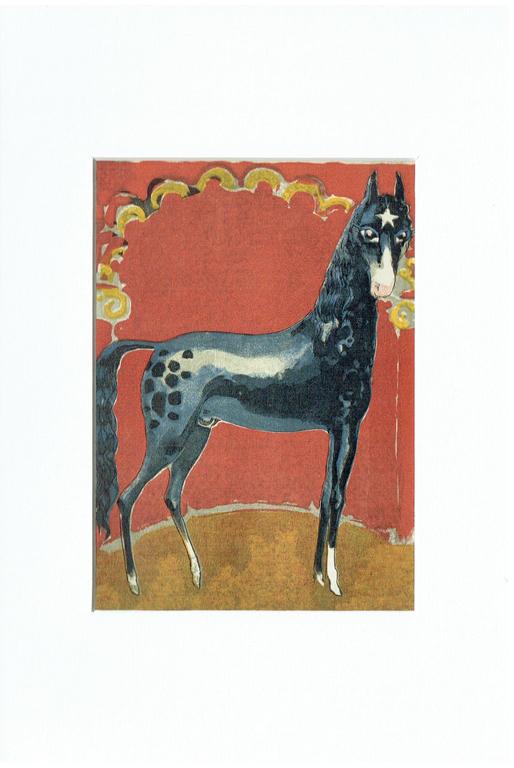 Kees van Dongen - Houtgravure- Le cheval noir kopen? Bied vanaf 1!