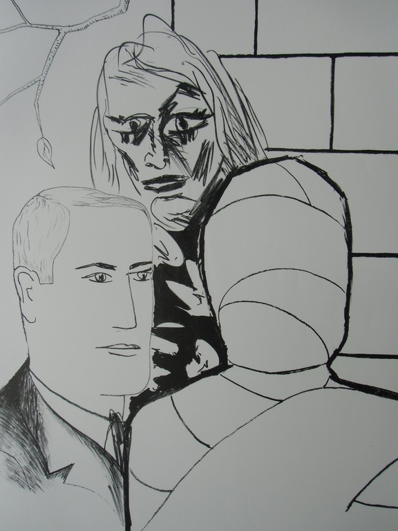 VREEMD / GROTE LITHO VAN ALPHONS FREYMUTH kopen? Bied vanaf 50!