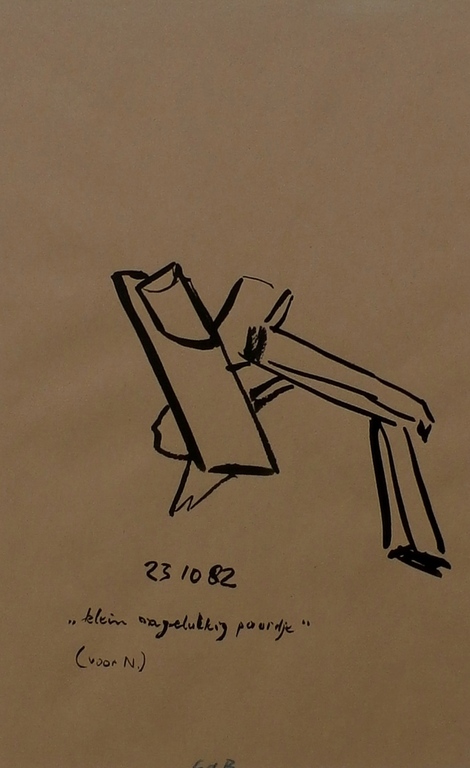 Onbekende kunstenaar - Inkttekening:  kopen? Bied vanaf 1!