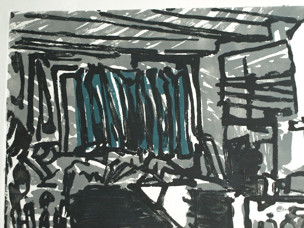 Annelies Wolma (1953-) : Litho, De kamer – gesigneerd – 1979 kopen? Bied vanaf 1!