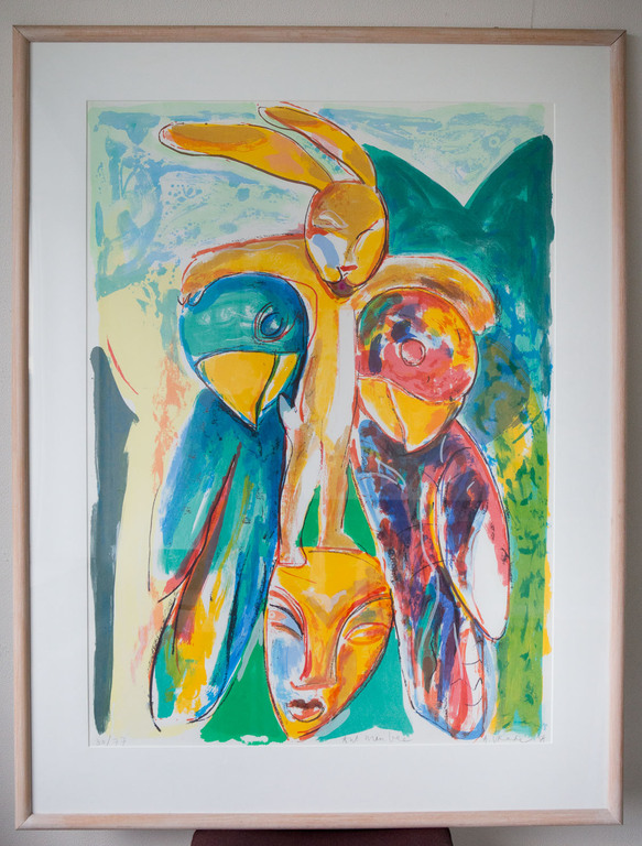 Anton Vrede: Kleurenlitho, Ant, Man, Bee kopen? Bied vanaf 250!