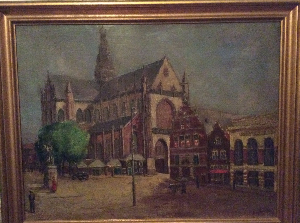 Benni Logtenberg 1909-1980  St Bavo kerk Haarlem verkocht voor € 175!