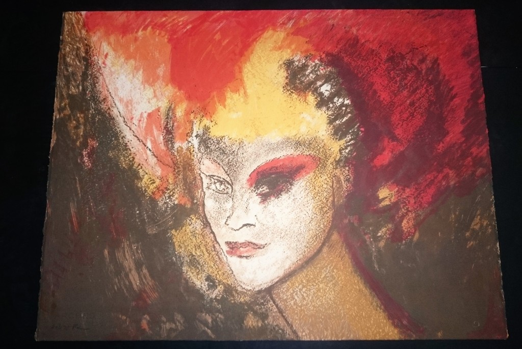 Luis Filcer,zeefdruk, geen titel verkocht voor € 50!