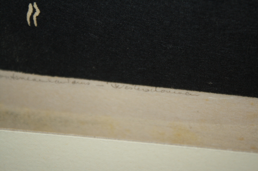 HANS BEERS 1891 - 1979 - HOUTSNEDE WESTERSCHOUWEN / BOS EN DUIN kopen? Bied vanaf 1!