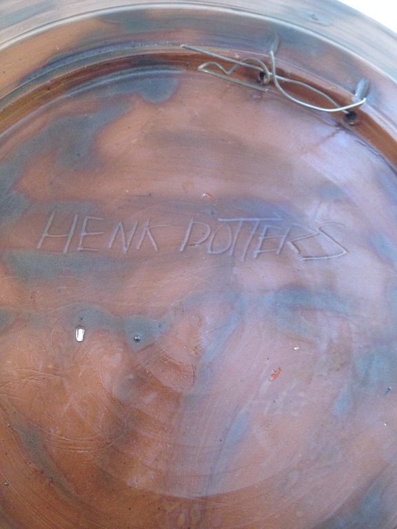 Henk Potters, groot jubileum wandbord kopen? Bied vanaf 1!