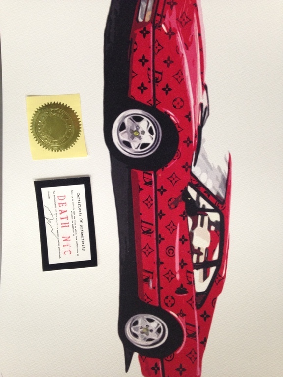 Ferrari zeefdruk, 2013, genummerd en gesigneerd, incl. echtheidscertificaat kopen? Bied vanaf 35!