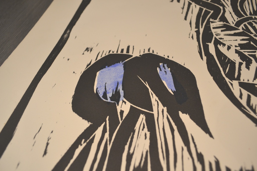 Alechinsky, houtsnede handmatig ingekleurd, Coups des gouge kopen? Bied vanaf 750!