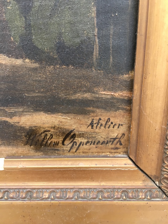 atelier willen oppenoorth olieverf kopen? Bied vanaf 25!