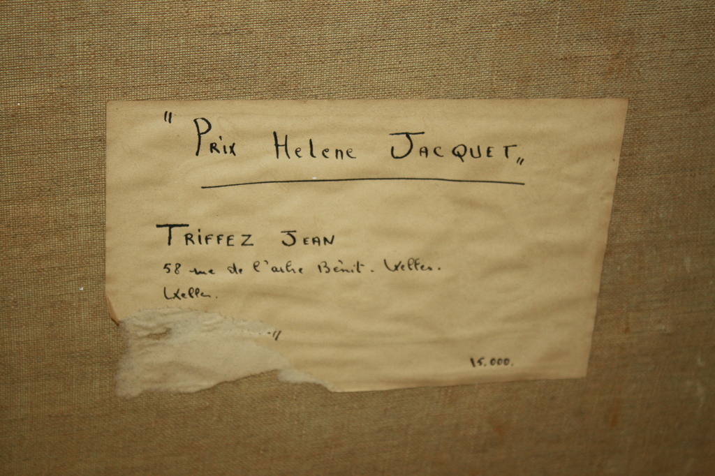 MODERN STADSGEZICHT BELGIE van JEAN TRIFFEZ 1958 kopen? Bied vanaf 115!