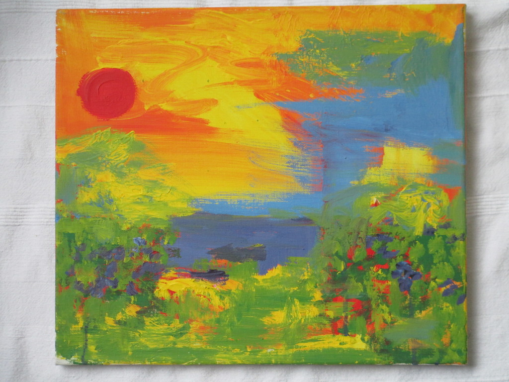 Teuny Tukker, Kalmhoutse Heide,  Olieverf op Doek kopen? Bied vanaf 50!