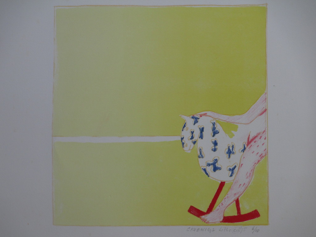 C.Koenigs, Het Hobbelpaard, Kleurlitho kopen? Bied vanaf 1!