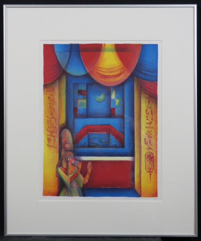 Marianne Aulman: Litho, Cleopatra - Ingelijst kopen? Bied vanaf 20!