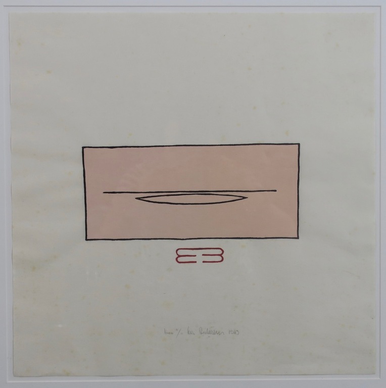 Cees Andriessen: Lino op Rijstpapier, Zonder titel - Ingelijst kopen? Bied vanaf 1!