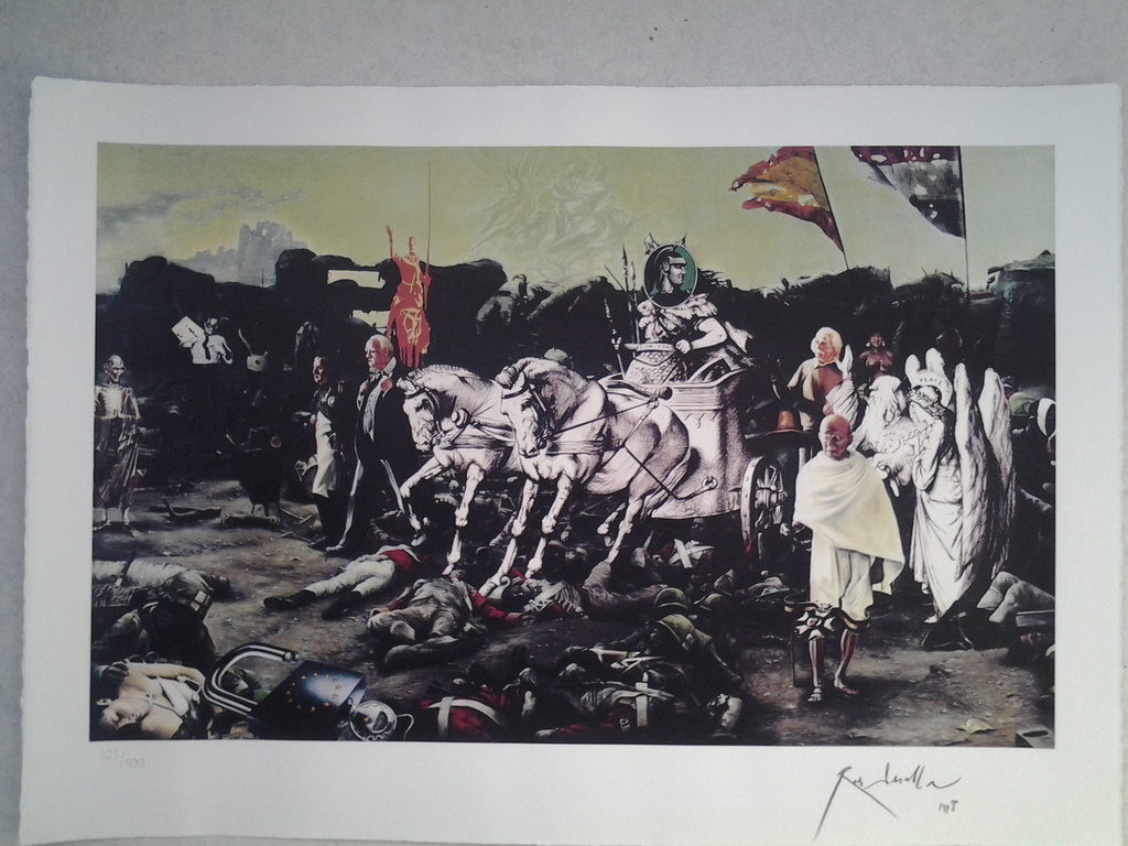 Rob Scholte Litho op zwaar papier   verkocht voor € 110!