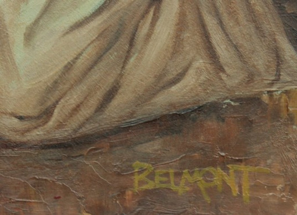 Onbekende kunstenaar - olieverf op paneel - huilende vrouw met kinderen kopen? Bied vanaf 1!