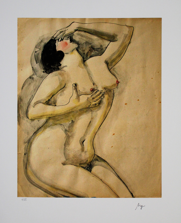 Maria Gimenez. -SEKX- Mooie giclee op katoenpapier. Gesigneerd. 2016. Oplage 25. verkocht voor € 39!