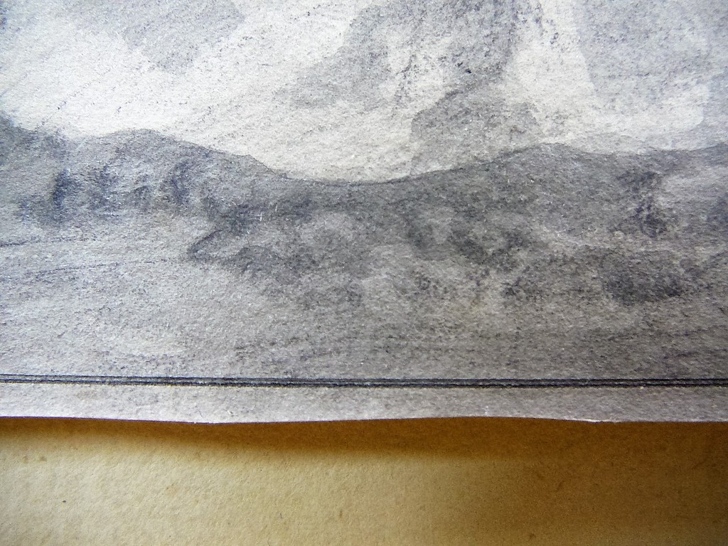 Prachtige Aquarel Meisje op rots met rugzak begin 19e eeuw  kopen? Bied vanaf 100!