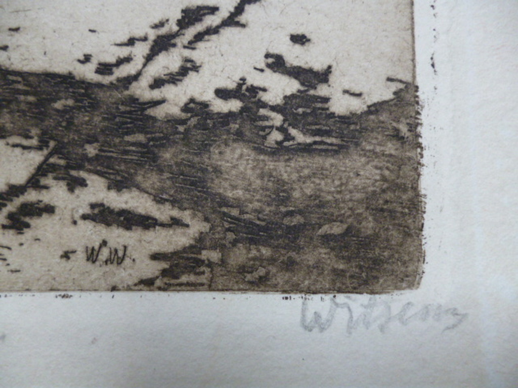 Willem Witsen - ets - Dooiweer Ede kopen? Bied vanaf 350!