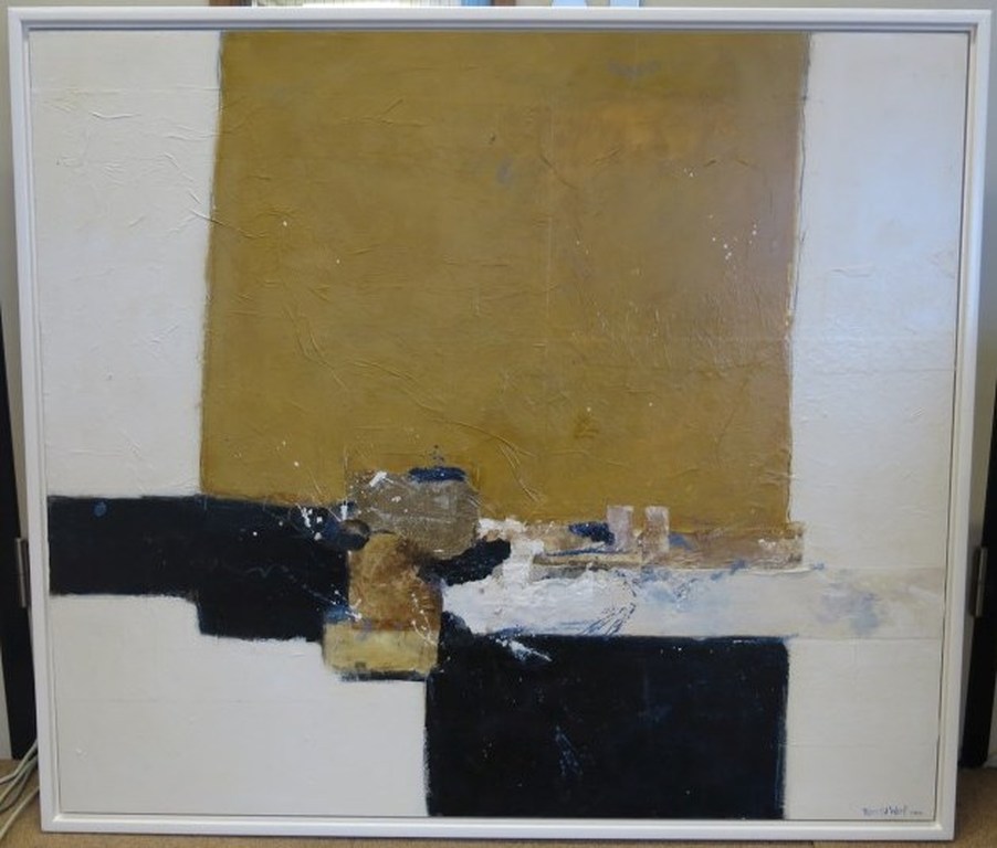 Ron van der Werf: Olieverf op paneel, P21 -Ingelijst (groot) verkocht voor € 400!