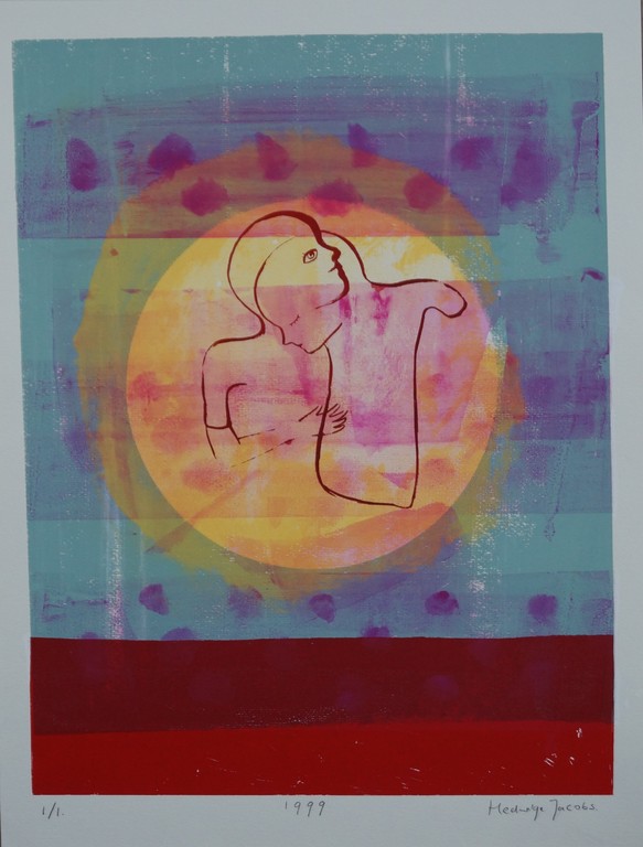 Hedwige Jacobs - gesigneerde zeefdruk - 1999 kopen? Bied vanaf 15!