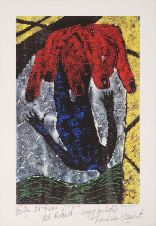 Frank van Hemert: Zeefdruk, Secret survivors kopen? Bied vanaf 20!