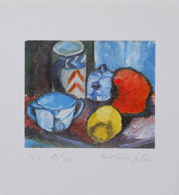 Marlene Jahn: Lithografie, Stilleven kopen? Bied vanaf 9!