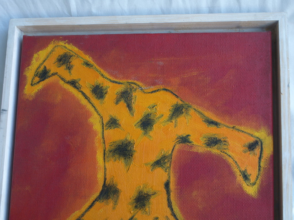 Ilja Walraven : Acrylverf en zink , koorddanser 2 â�� gesigneerd & ingelijst â��1996 kopen? Bied vanaf 125!