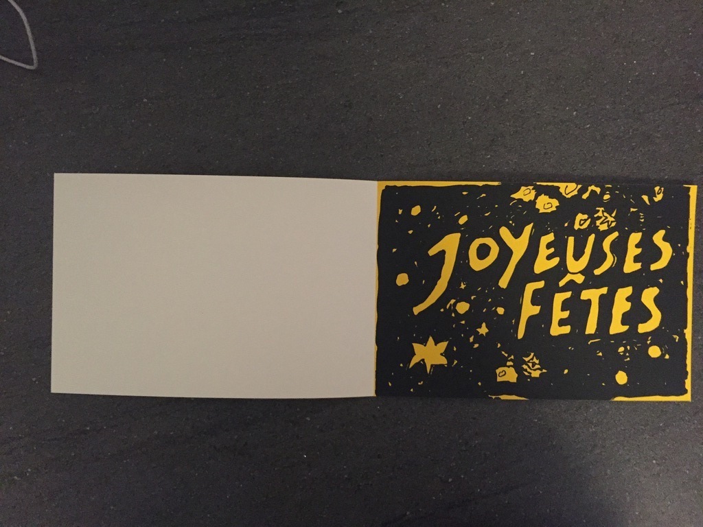 CORNEILLE EA zeefdruk/Litho Kerst kaart 2001 kopen? Bied vanaf 1!