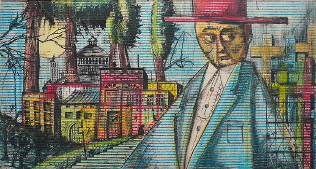 Hongarije -geen titel / gemengde techniek / circa 1980- kopen? Bied vanaf 50!