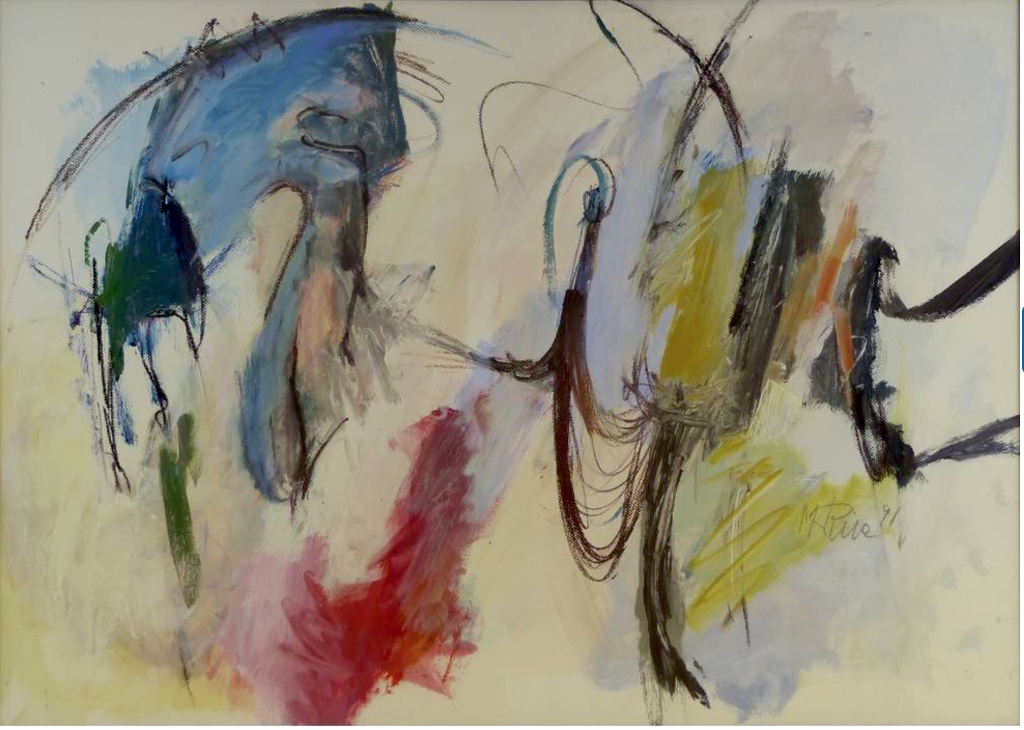 Maddy Rive: Gemengde Techniek, Ingelijst, Groot werk kopen? Bied vanaf 79!