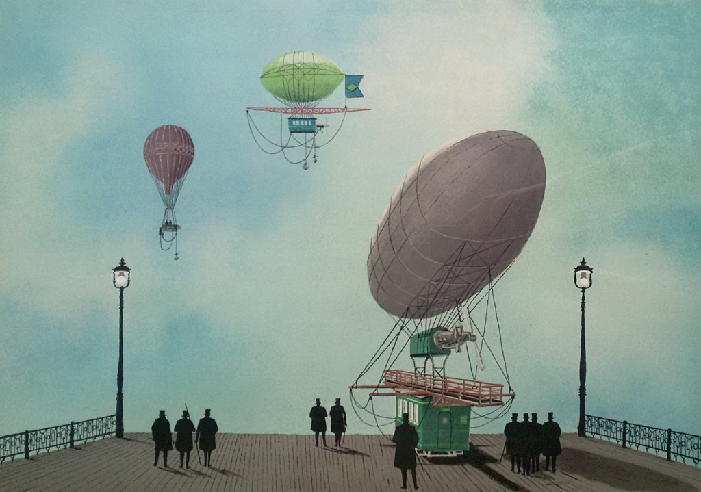 Gaston Bogaert - L’air, litho (ingelijst) verkocht voor € 111!