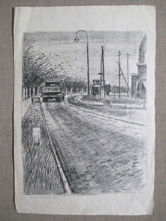 Hans Vleugels, litho kopen? Bied vanaf 15!