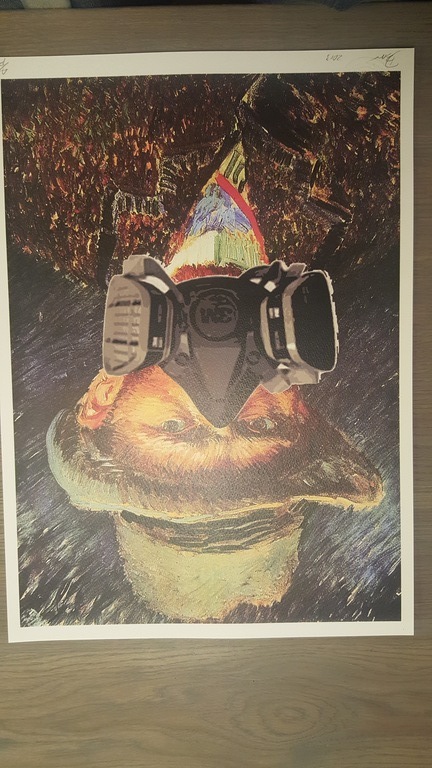 DEATH NYC; Lithografie, Van Gogh Mask 2013 kopen? Bied vanaf 25!