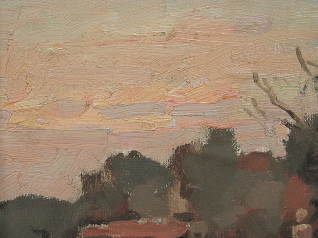 H.v Leeuwen 1890-1972 impression. olieverf "namiddag te Broeksloot"  kopen? Bied vanaf 1!