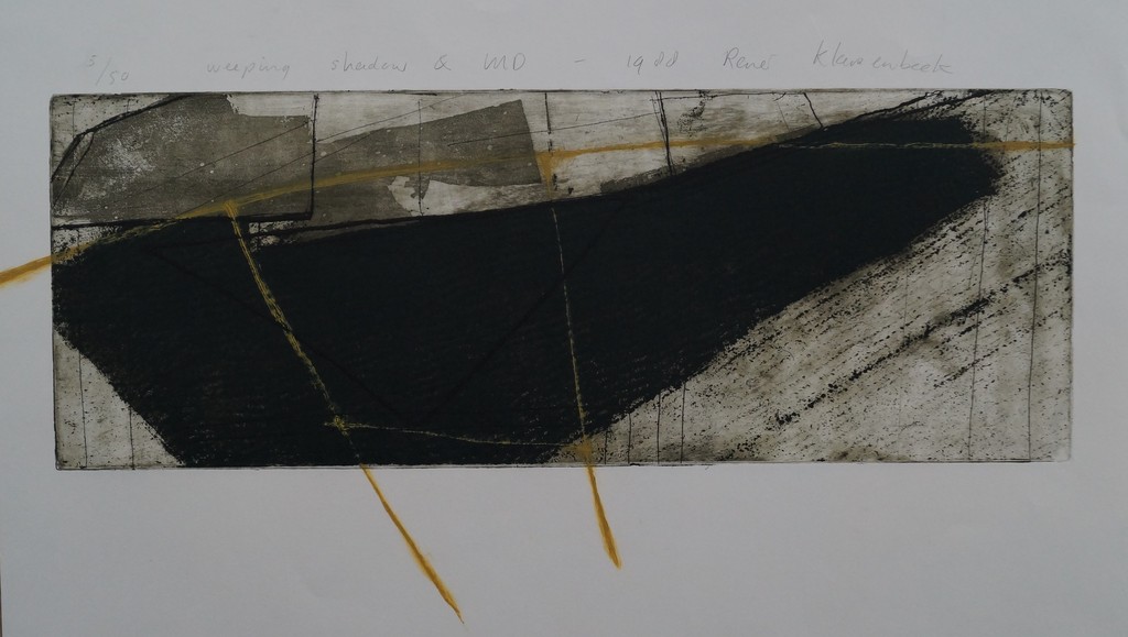 Rene Klarenbeek - gesigneerde ets - 1988 verkocht voor € 35!