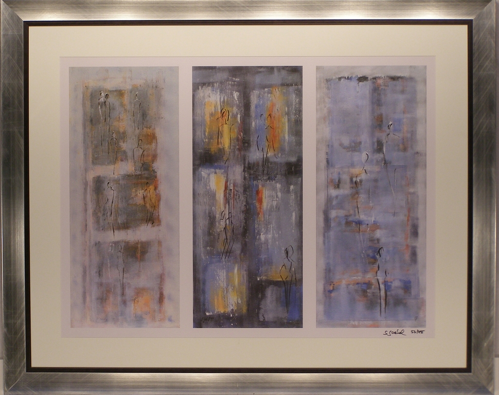 Zeefdruk van Sylvia Goebel, ingelijst kopen? Bied vanaf 175!