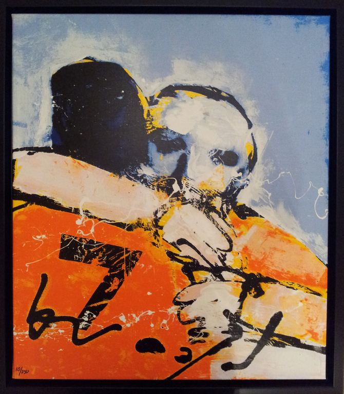 Herman Brood - zeefdruk op canvas - Nummer 7 verkocht voor € 95!