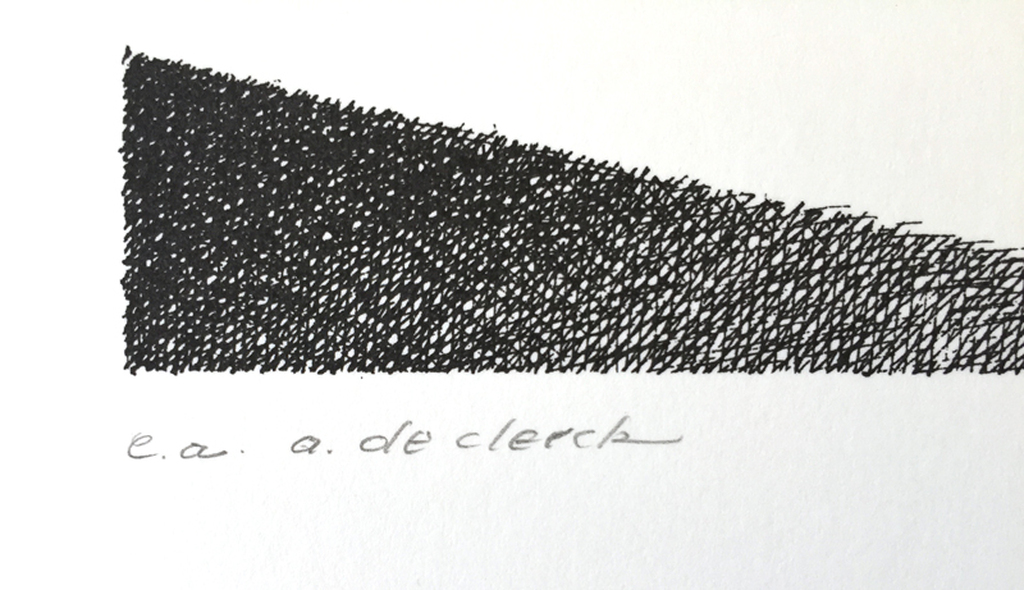 Antoon de Clerck - Stoel - Gesigneerde zeefdruk - 1987 kopen? Bied vanaf 15!