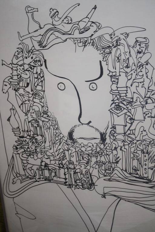 LITHO FIGUREN  - VIS GURTEN????? ONDUIDELIJK GESIGNEERD kopen? Bied vanaf 1!