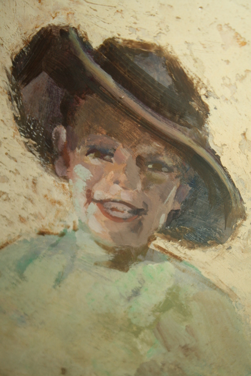 JOHANNES PETRI 1890-1972 - LACHEND MEISJE kopen? Bied vanaf 55!