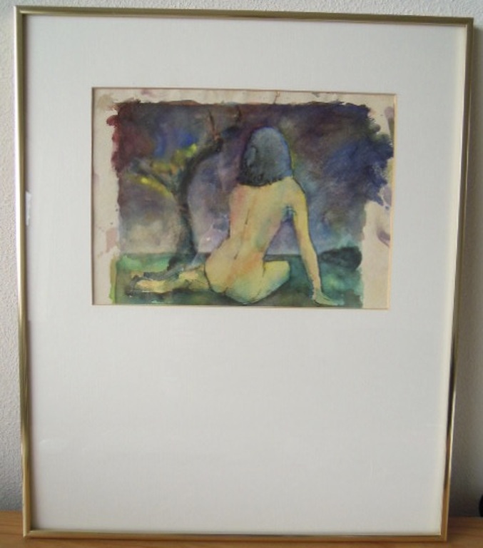 Originele aquarel van ANTON GEERLINGS 1923 - 39 X 28 cm. kopen? Bied vanaf 65!