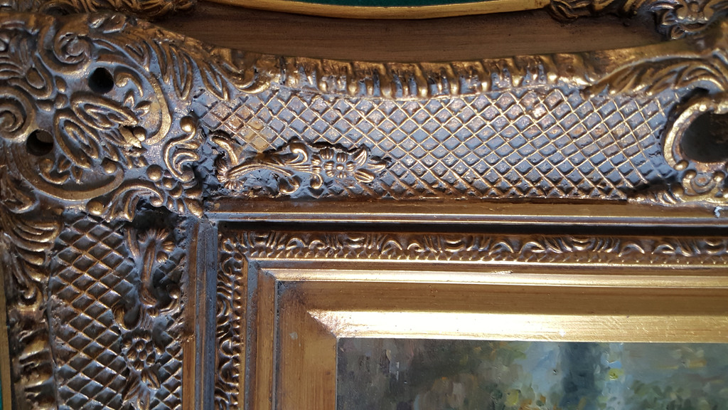 Dames op bospaadje, olieverf op paneel, niet gesigneerd. kopen? Bied vanaf 1!